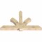 Ekena Millwork Redmond Rough Sawn Timber Gable Bracket, Douglas Fir, 72"W x 45"H x 6"D x 6"F, 15/12 Pitch GBW072X45X0606RED00RDF - alternate 5